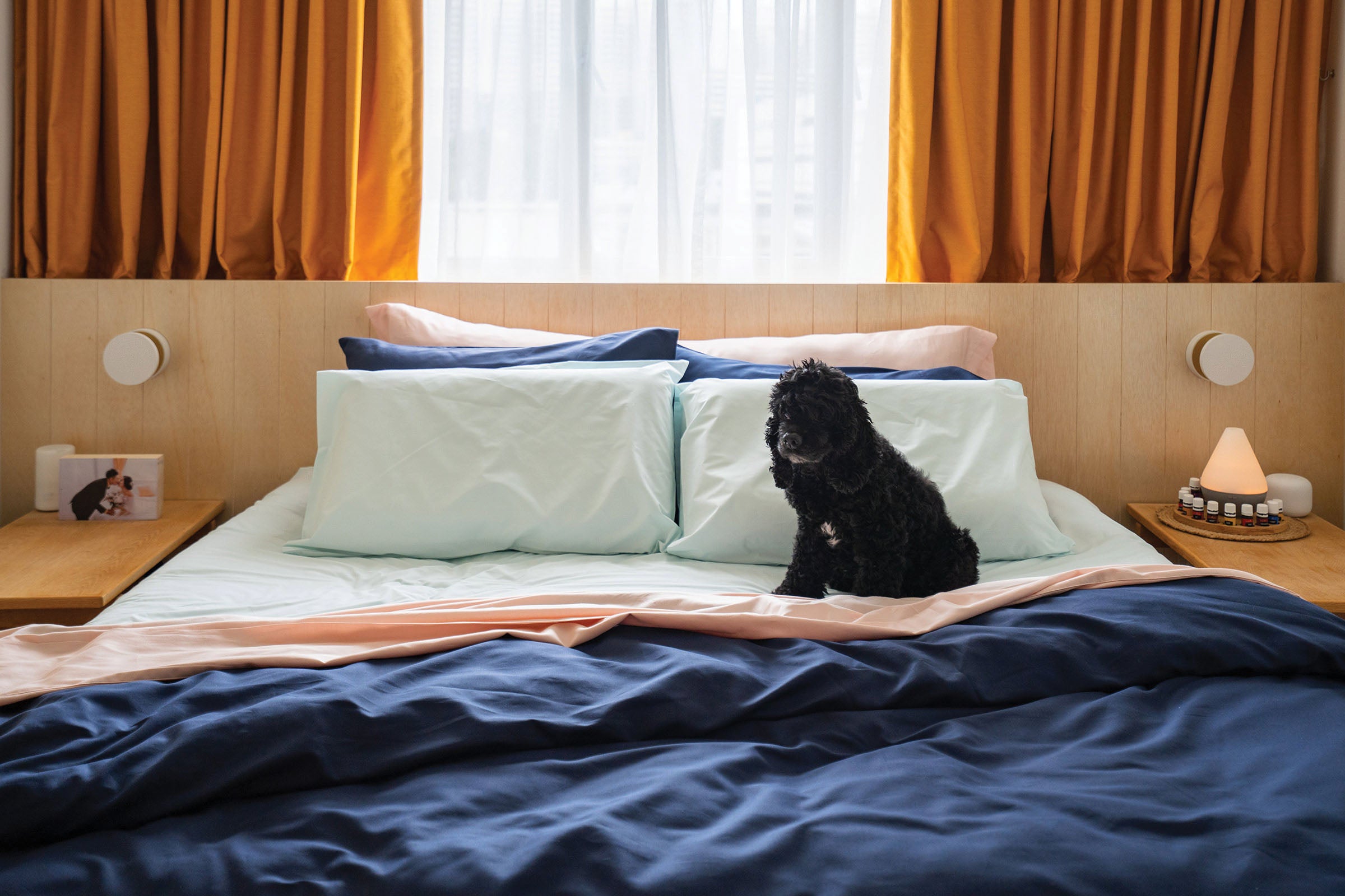 classic-navy-duvet-cover-pillowcase-pair-mint-fitted-sheet-pillowcase-pair-blush-flat-sheet-body-pillow-by-sojao.jpg