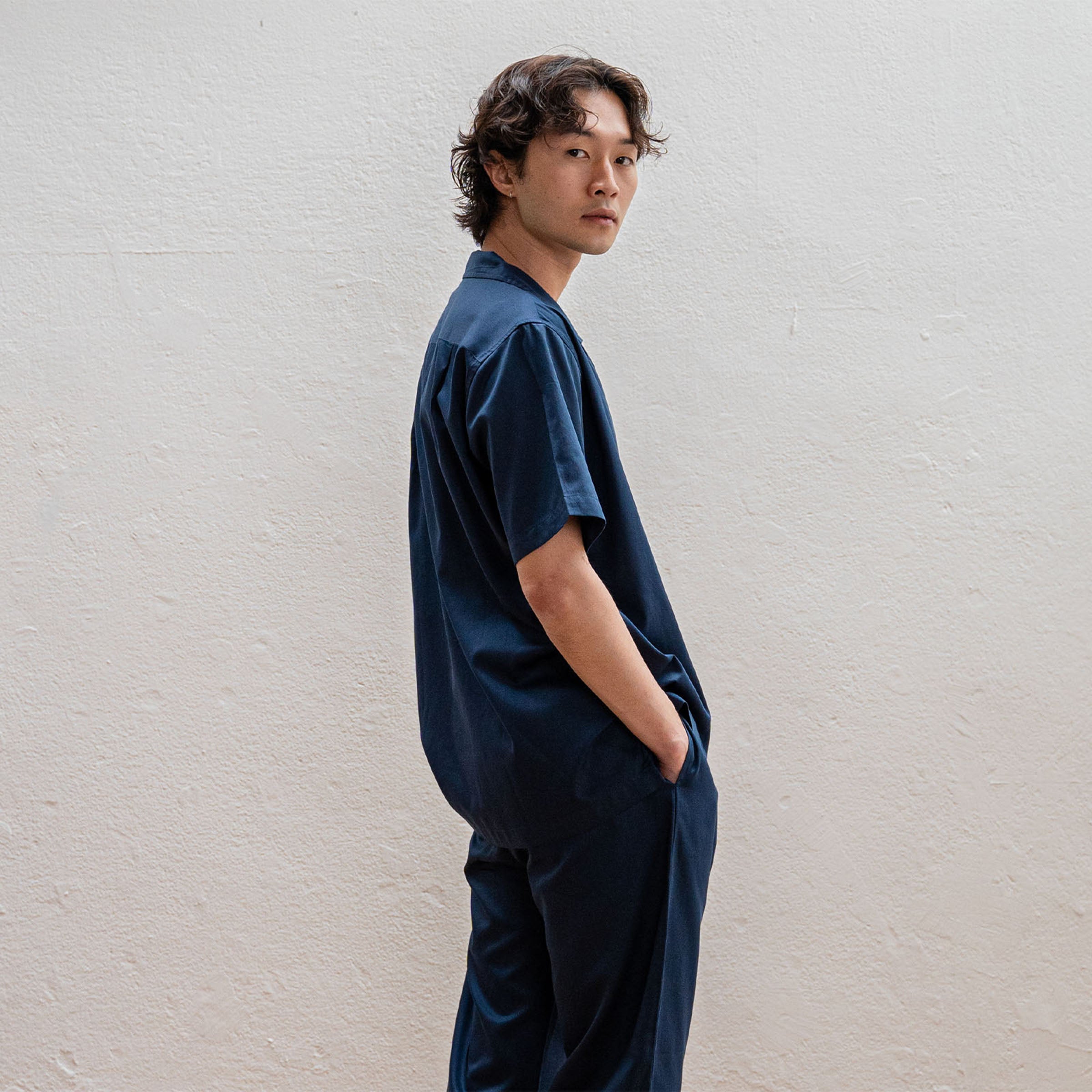 organic-cotton-mens-loungewear-shirt-last-call-in-navy-colour-by-sojao