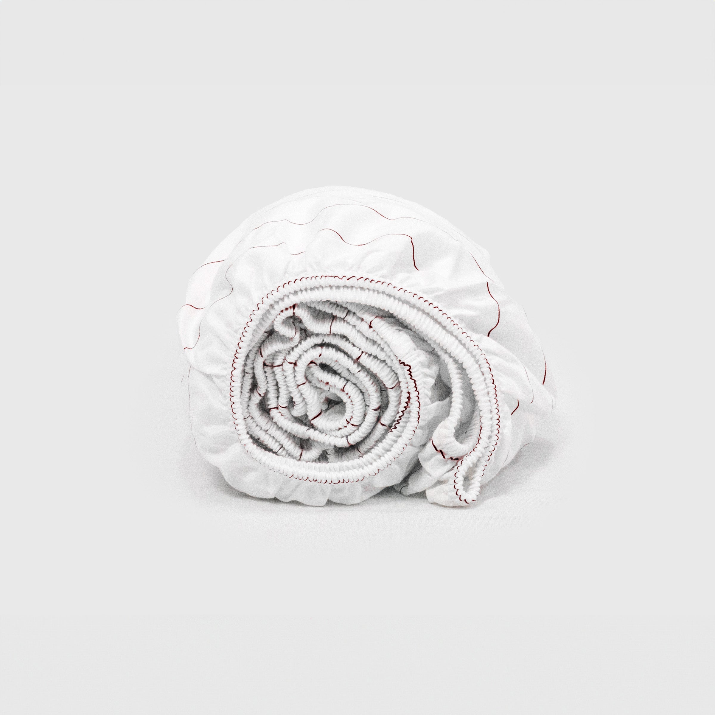 Classic Cedar Pinstripes Fitted Sheet