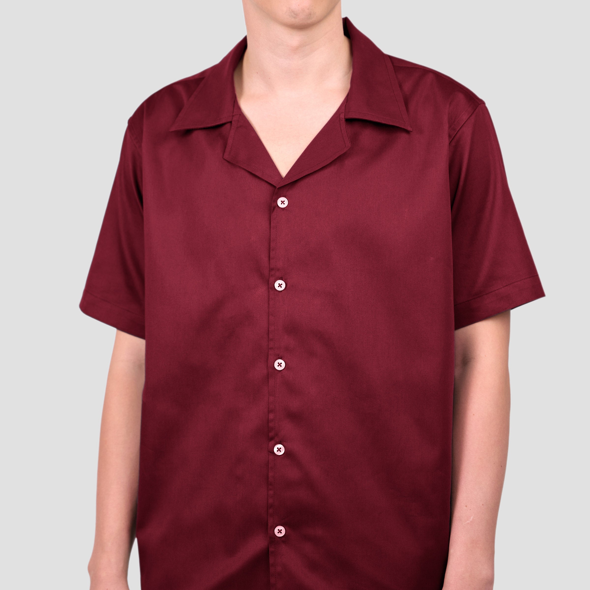 organic-cotton-mens-loungewear-shirt-in-wine-colour-by-sojao