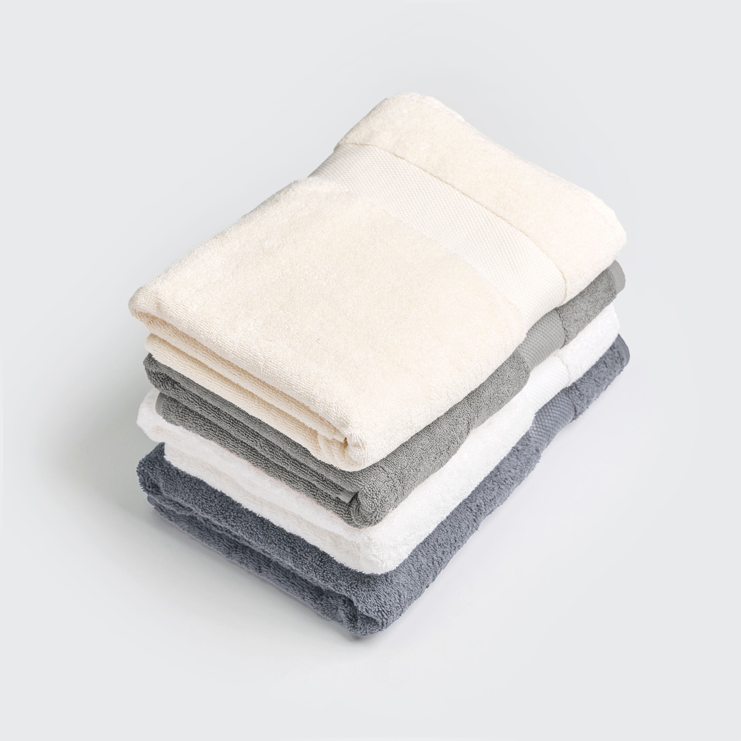 organic-cotton-bath-towel-family-frost-navy-white-natural-in-multi-variants-colour-by-sojao