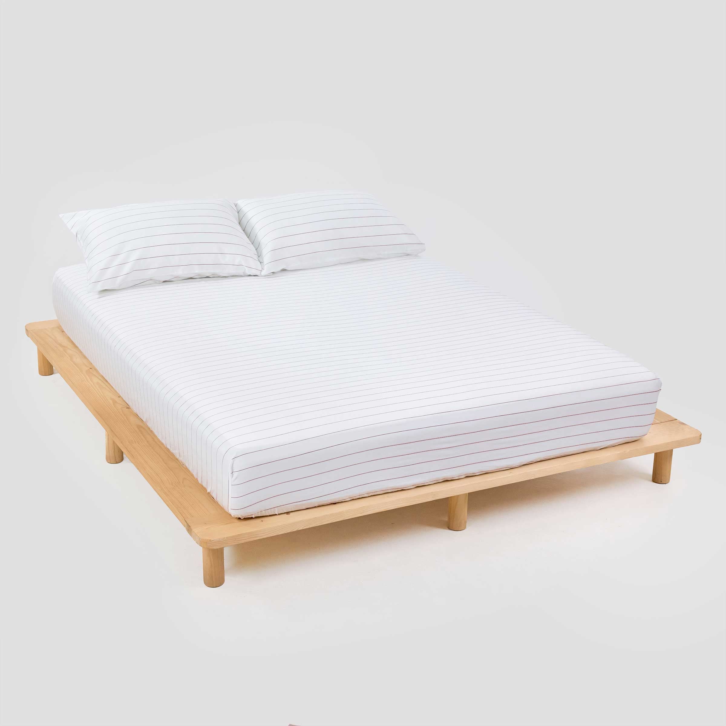 Classic Cedar Pinstripes Pillow Case Pair