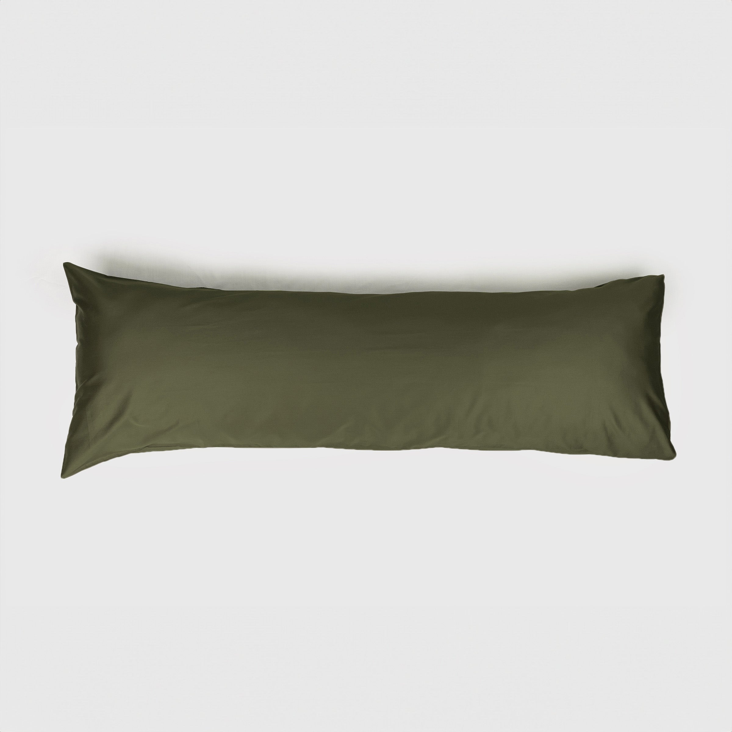 crisp-body-pillow-case-in-olive-colour-green-by-sojao