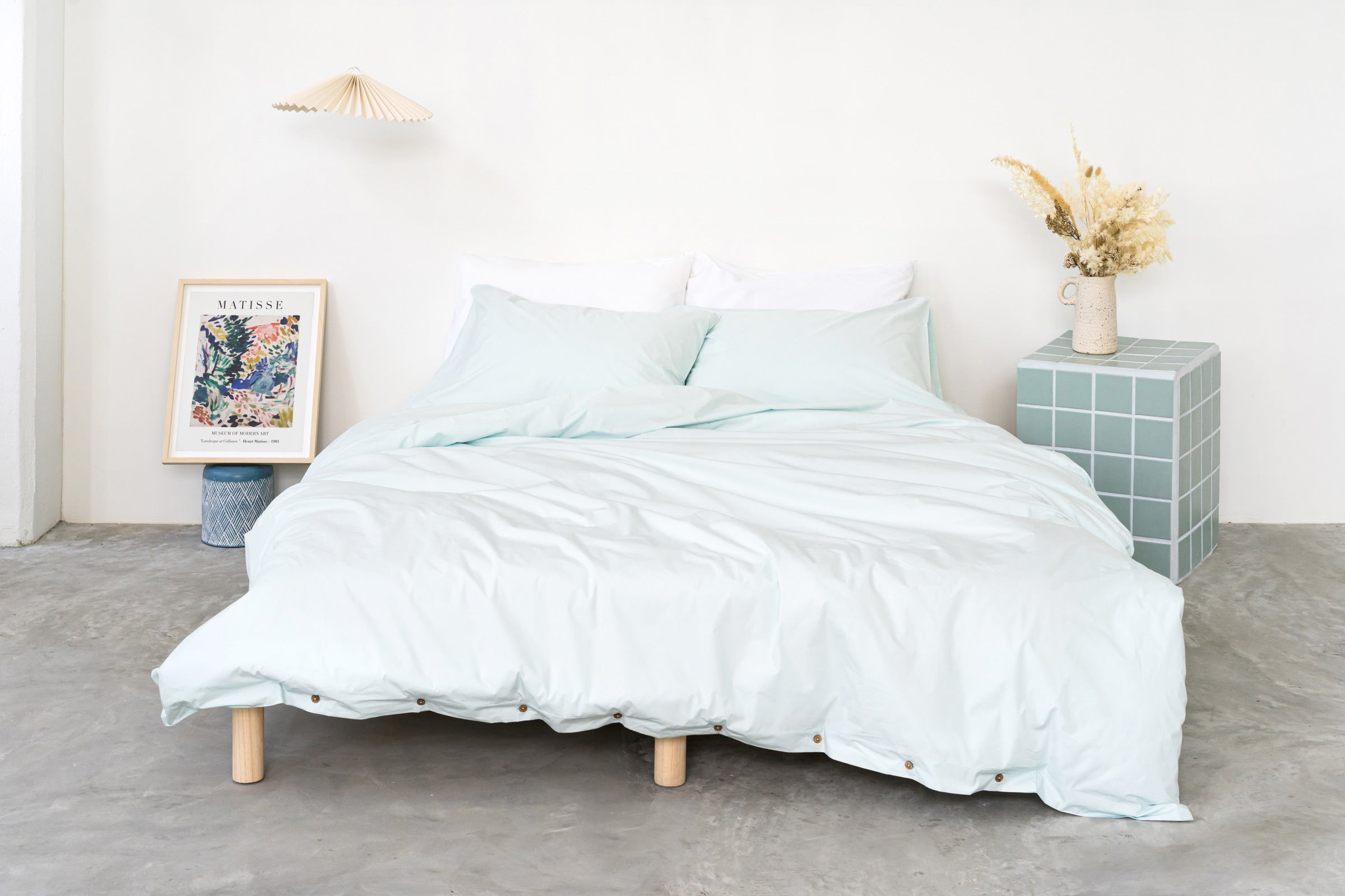 classic-mint-duvet-cover-fitted-sheet-pillowcase-pair-white-pillowcase-pair-front-view-by-sojao.jpg