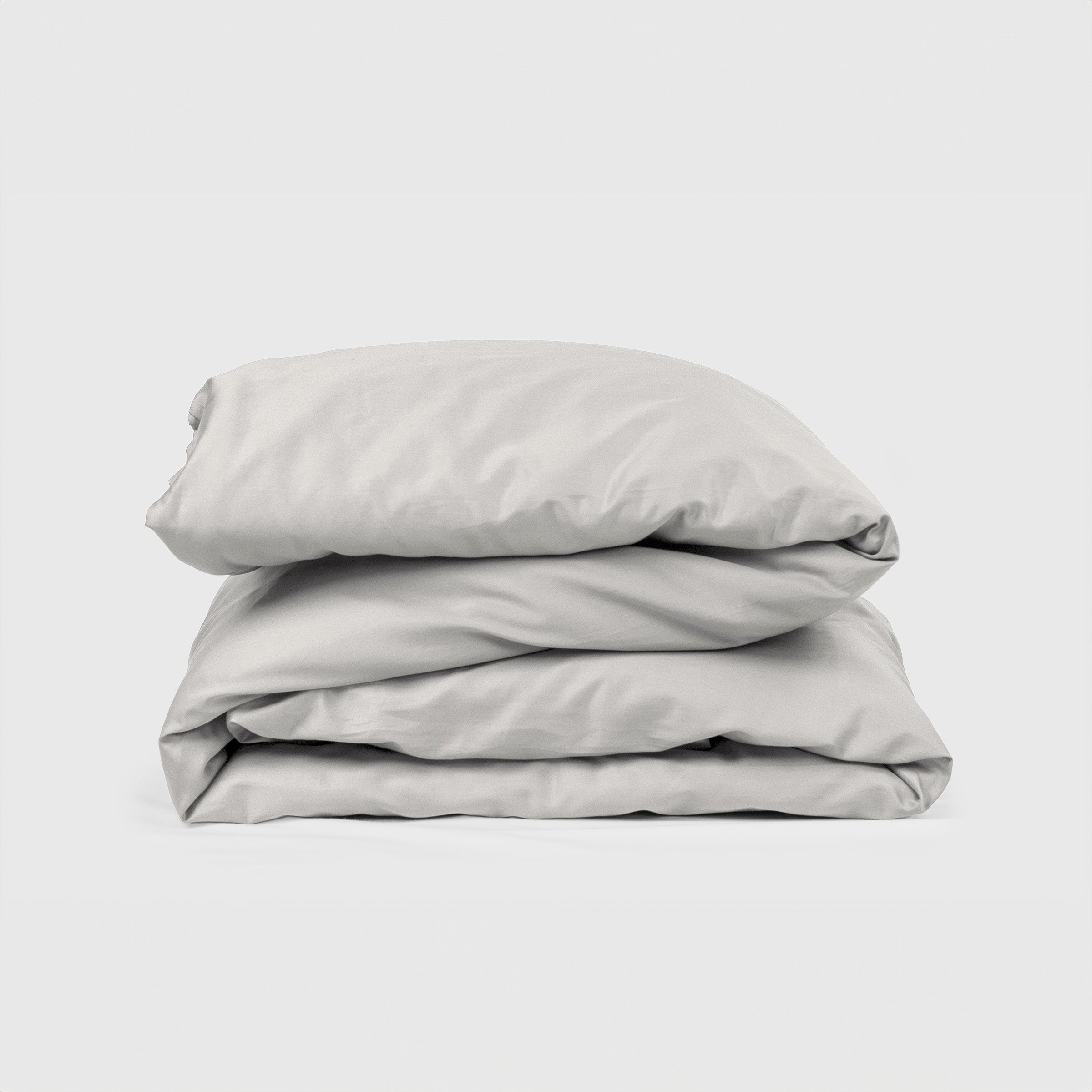 Cloud Light Grey Organic Cotton Duvet Cover by SOJAO