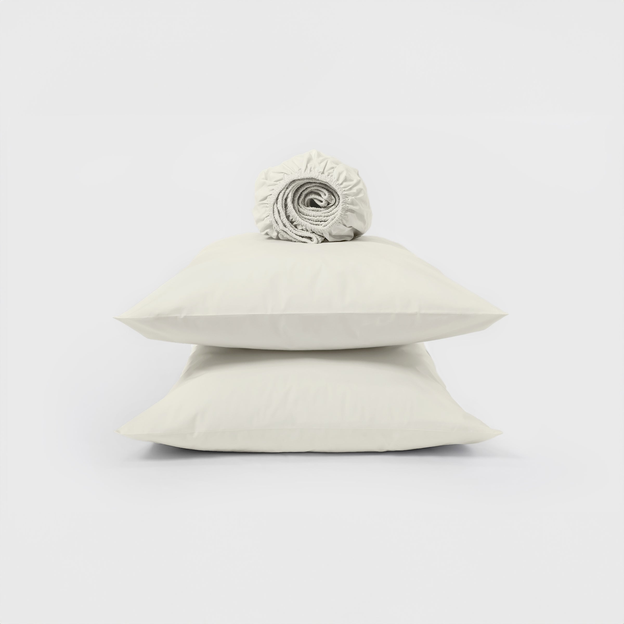 Crisp Oat Fitted Sheet Set