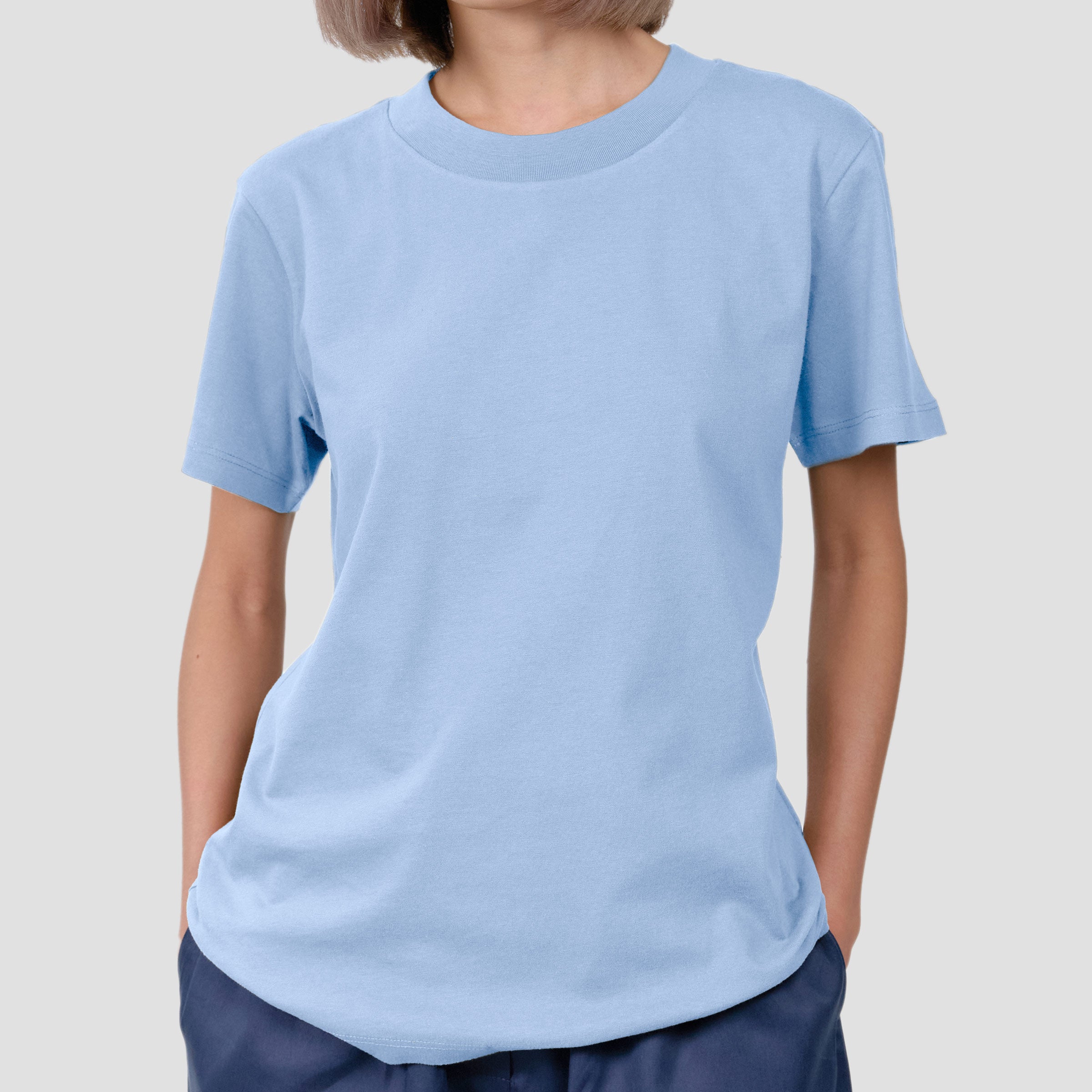 organic-cotton-womens-tee-in-sky-colour-by-sojao