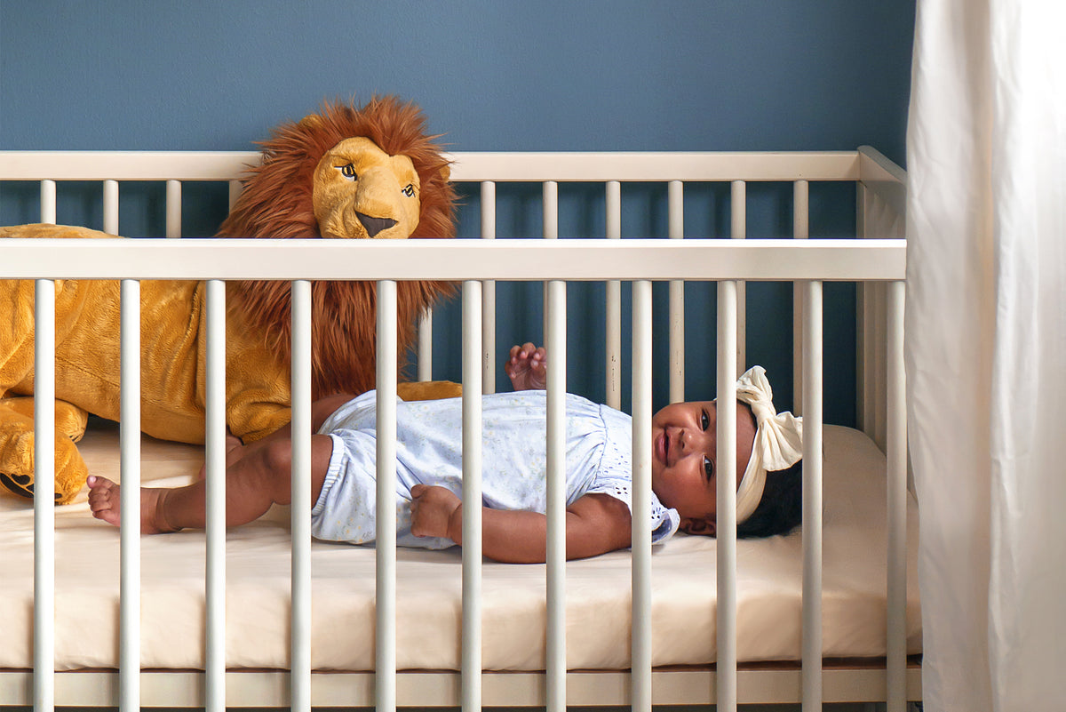 Classic Baby Cot Fitted Sheet Organic Cotton Bed Sheets SOJAO Singapore