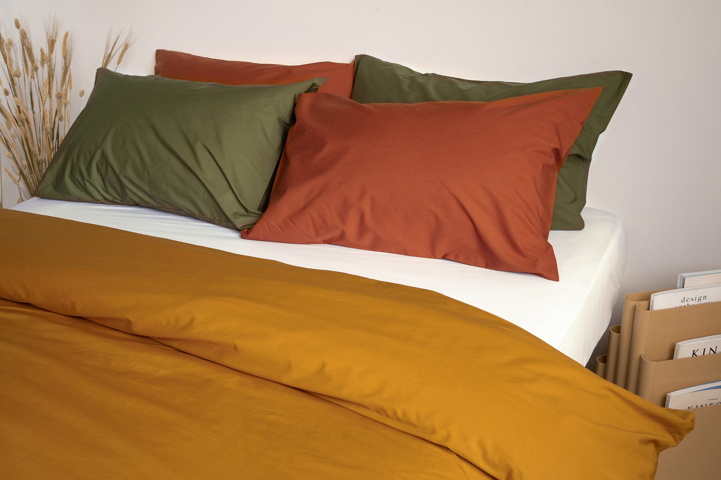 crisp-white-fitted-sheet-mustard-duvet-cover-clay-olive-pillowcase-pair-by-sojao.jpg