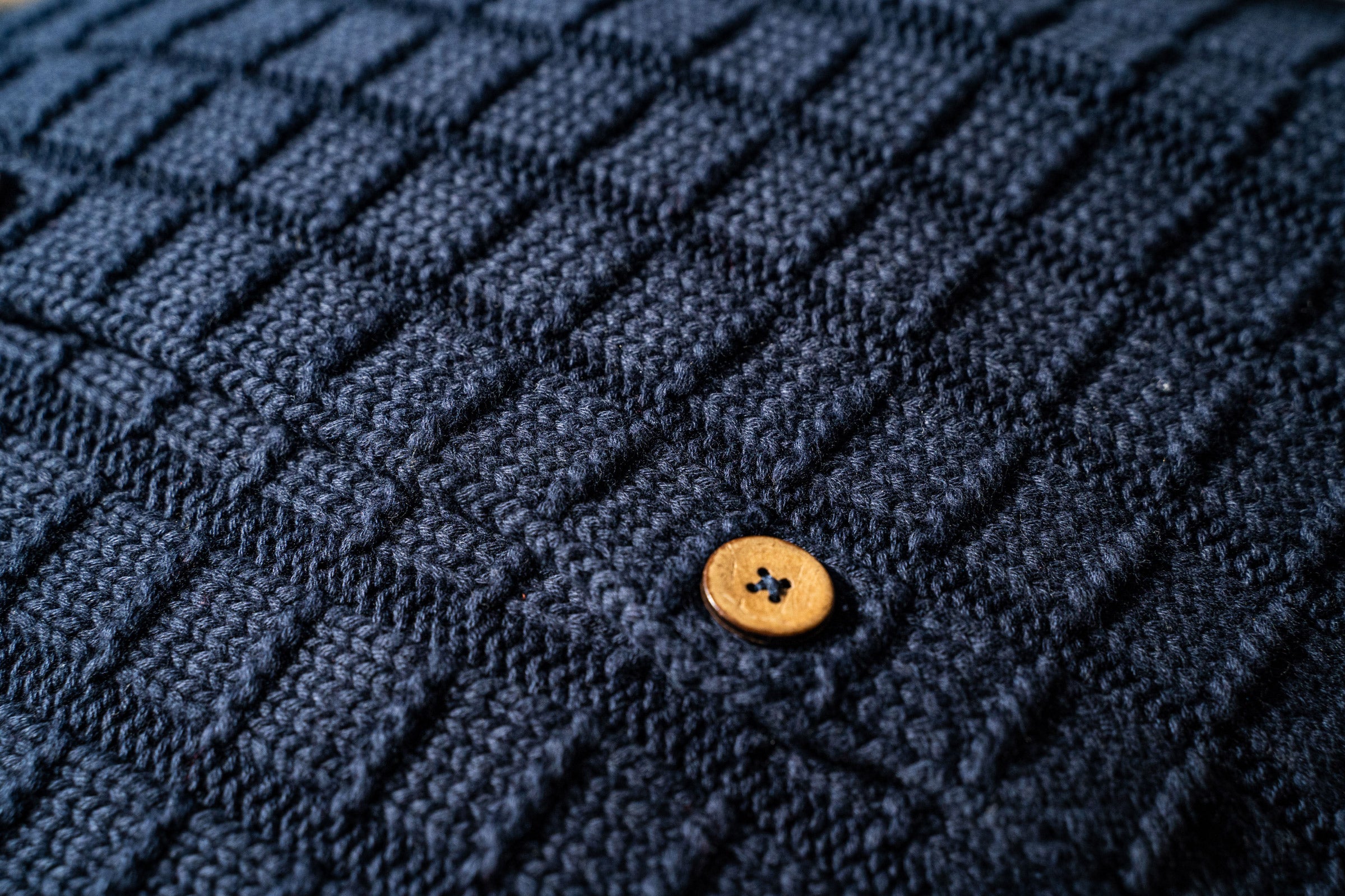 navy-organic-checkered-rib-cushion-cover-close-up-shot-by-sojao