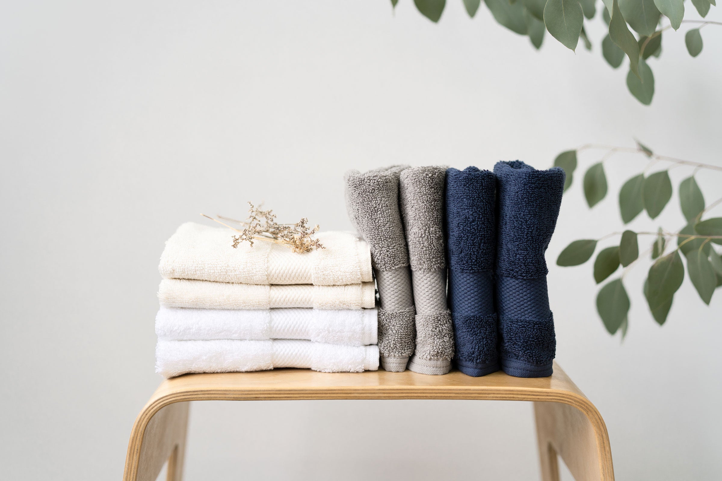 Organic cotton face discount towels