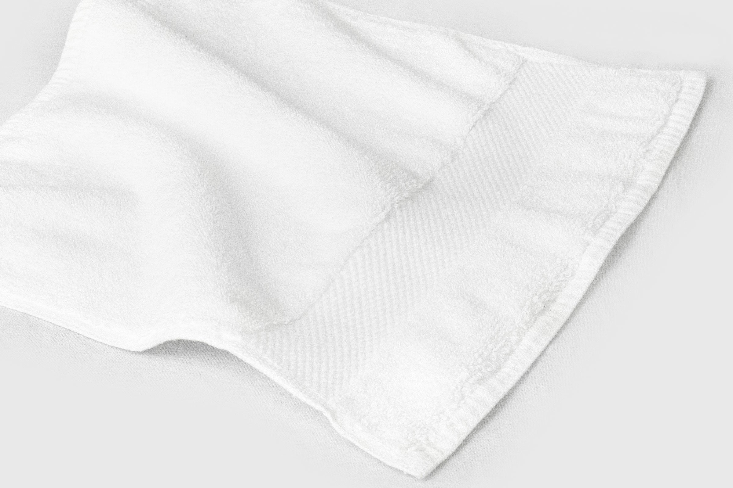 sojao organic cotton face towels white